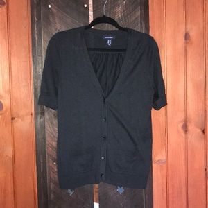 Lands’ End Short Sleeve Cardigan (S)